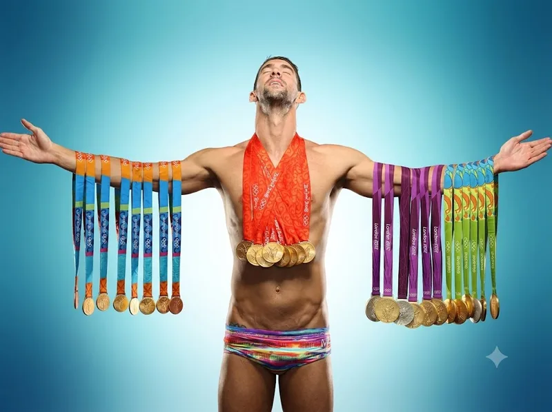 Michael Phelps là kình ngư huyền thoại của thể thao Mỹ